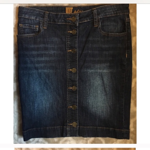 Kut from the Kloth Denim Skirt - Picture 2 of 3